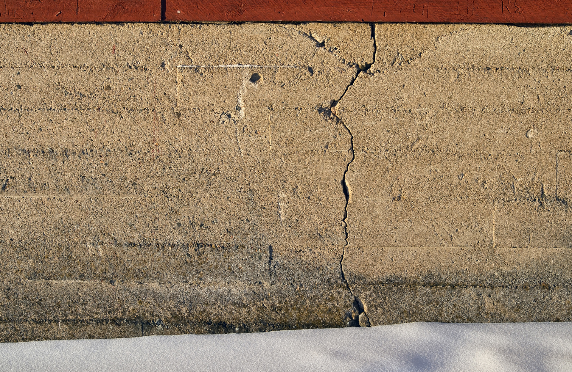 Crack in home foundation